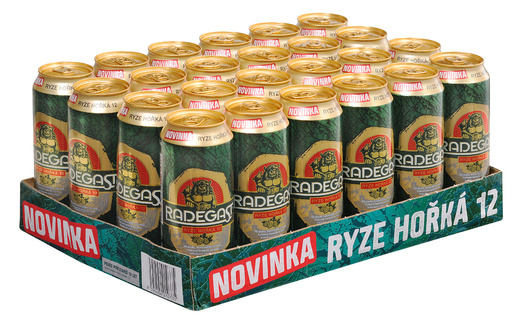 Radegast Ryze Hořká 12° 24x0,5l plech